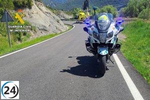 Graves lesiones tras accidente de motociclistas en Huesca.