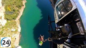 Helicóptero rescata a senderista con lesiones leves en Montfalcó (Huesca)