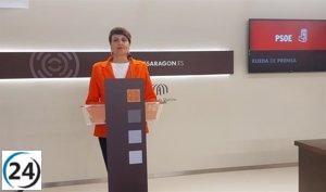 PSOE denuncia que el PP busca su censura y elude la transparencia en las Cortes de Aragón.
