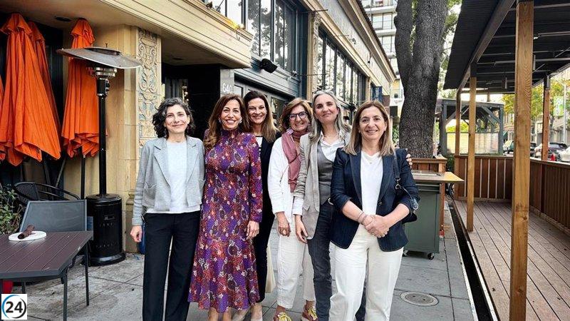 Chueca se reúne con líderes aragoneses de Silicon Valley para impulsar inversiones en Zaragoza.