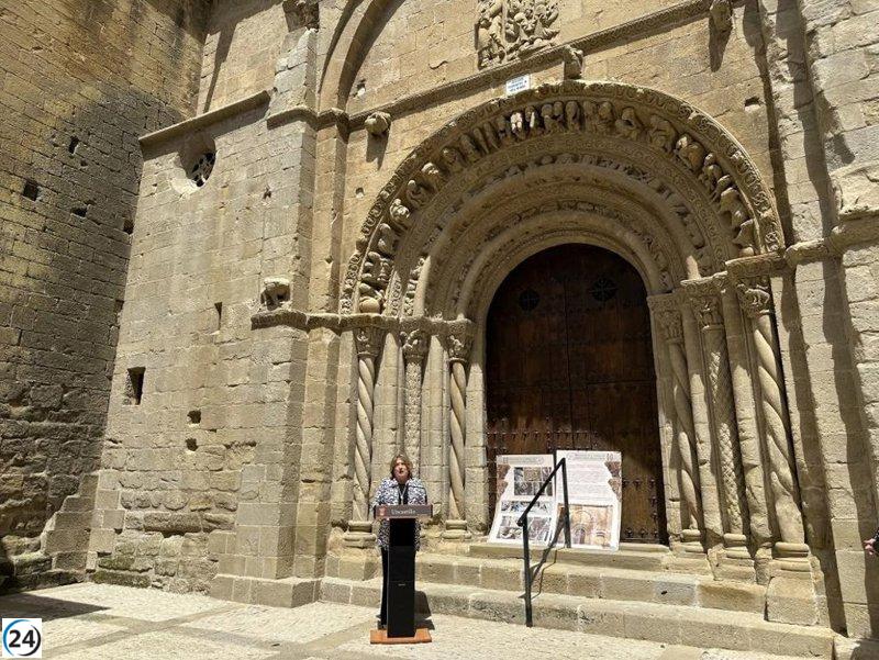 Aragón invierte 196.020 euros en la restauración de la emblemática iglesia Santa María la Mayor en Uncastillo.