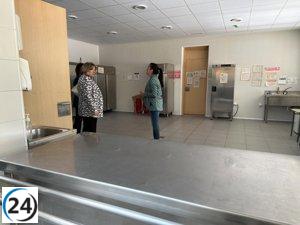 El CEIP Cervantes de Ejea tendrá nueva cocina en el próximo curso tras una inversión de 220.000 euros.