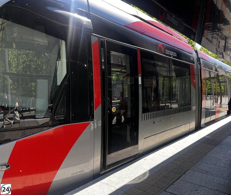 Trabajadores del tranvía de Zaragoza inician huelgas parciales desde el 1 de junio.