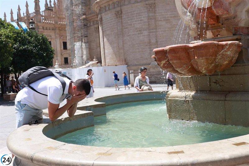Más de la mitad de España, incluidas las tres provincias de Aragón, en alerta por calor y tormentas este viernes.