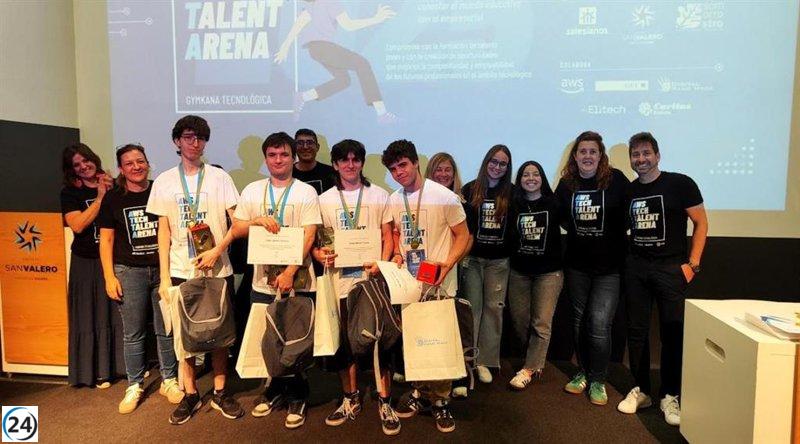 Centro San Valero organiza la segunda edición de 'AWS Tech Talent Arena' junto a Caixabank Dualiza y Amazon.
