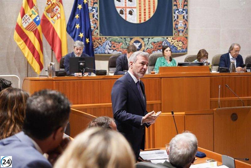 Azcón asegura que no habrá elecciones adelantadas en Aragón: 