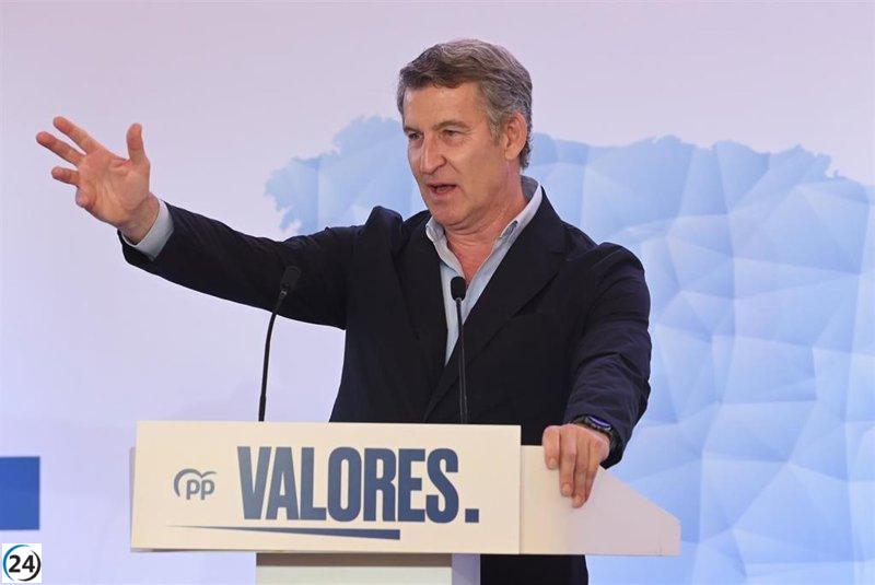 Feijóo convoca a la protesta el 8 de junio contra el