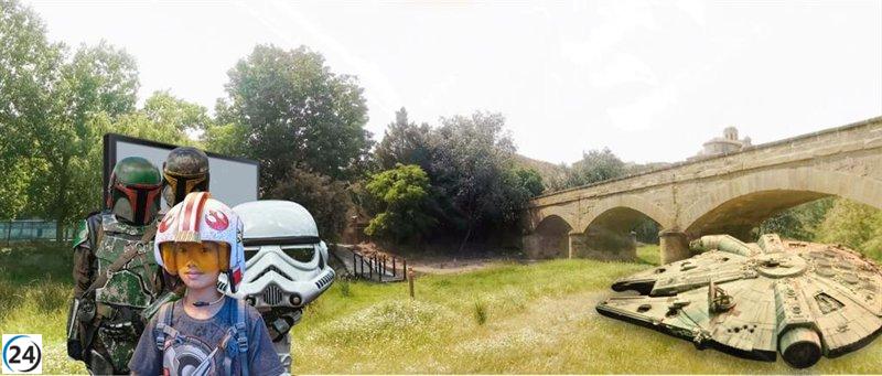 Castelnou (Teruel) se transforma en un set de 'Star Wars' durante un cine de fin de semana galáctico.