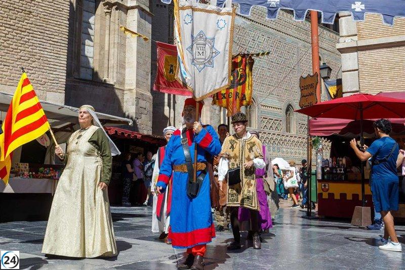 Zaragoza revive la Edad Media con su Mercado de las Tres Culturas.
