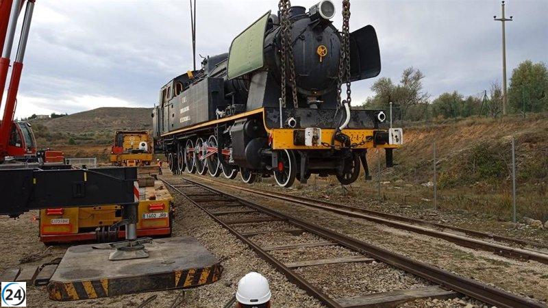 Endesa entrega la vía ferroviaria de Samper de Calanda a la antigua central térmica de Andorra para fines turísticos y culturales.