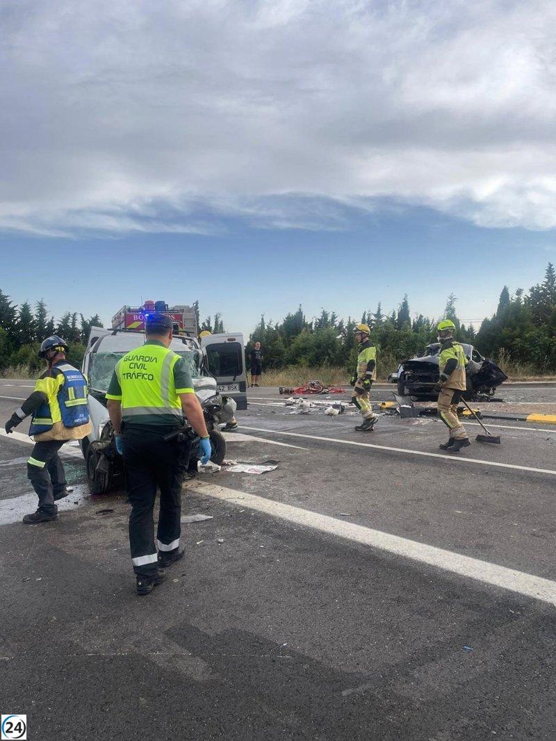 Tragedia en Albero Bajo: un accidente en la A-1213 causa una muerte y múltiples heridos.