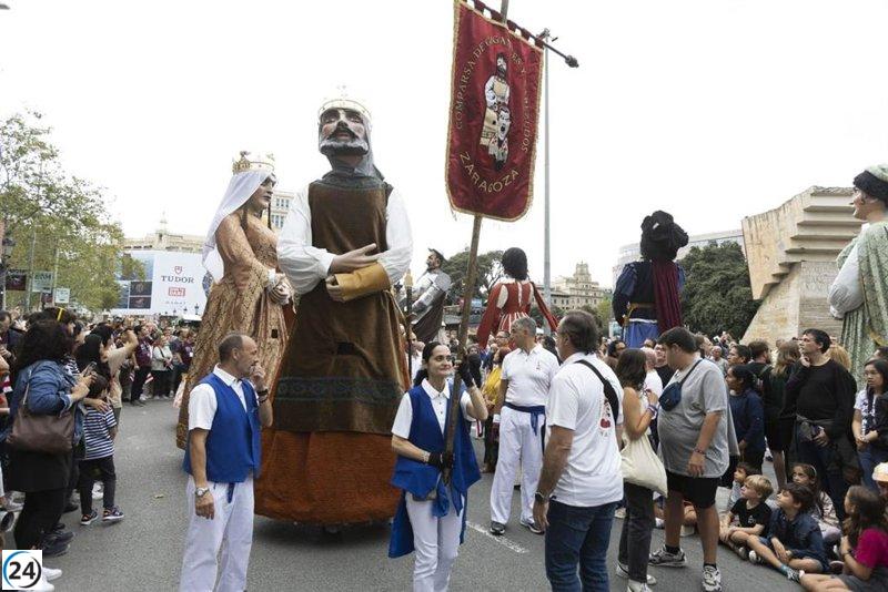 Los Gigantes de la Comparsa vuelven a desfilar en la procesión del Corpus Christi este domingo.