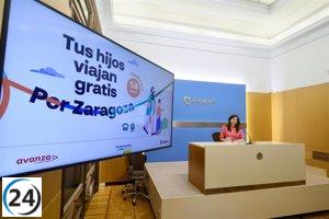 Zaragoza ofrece transporte gratuito a niños menores de 15 años desde el 1 de julio.
