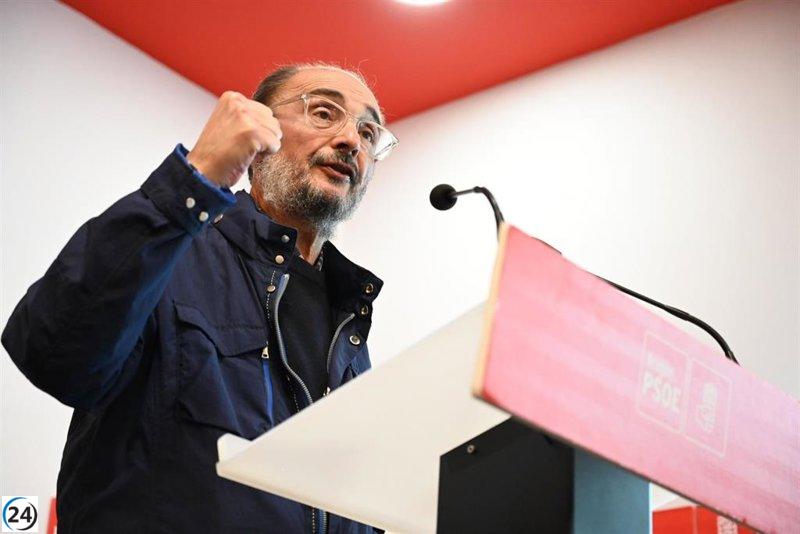 Lambán expresa su desprecio por la aprobación de la amnistía: