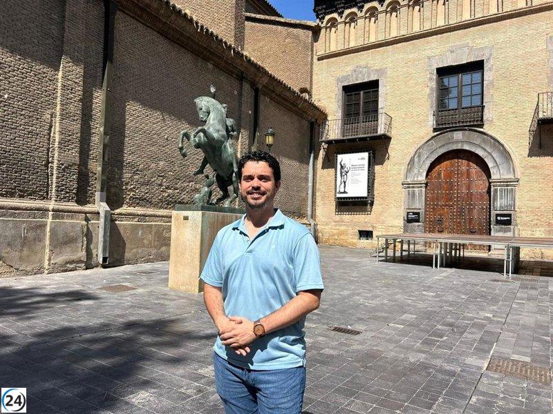 Villagrasa (PSOE) denuncia la inacción cultural de Jorge Azcón al no activar ayudas para el sector.