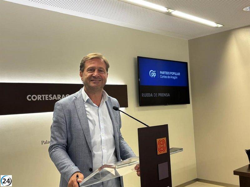Ledesma (PP) demanda a las Cortes un apoyo firme y unificado para cumplir la sentencia de Sijena.
