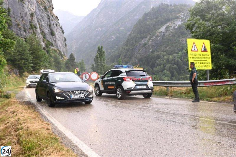 Vuelve a abrirse la A-2606 con paso limitado para emergencias.