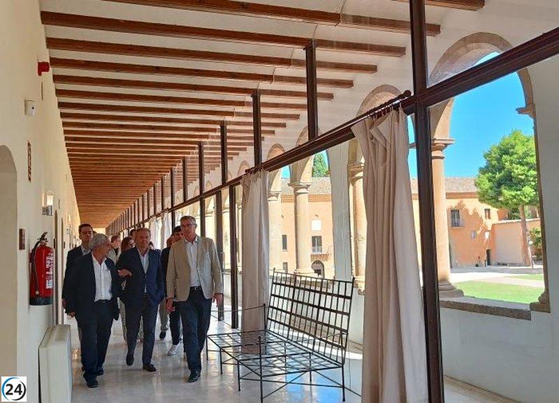 Zaragoza: La Hospedería de Rueda reanuda operaciones tras una inversión de 849.000 euros de Turismo de Aragón.