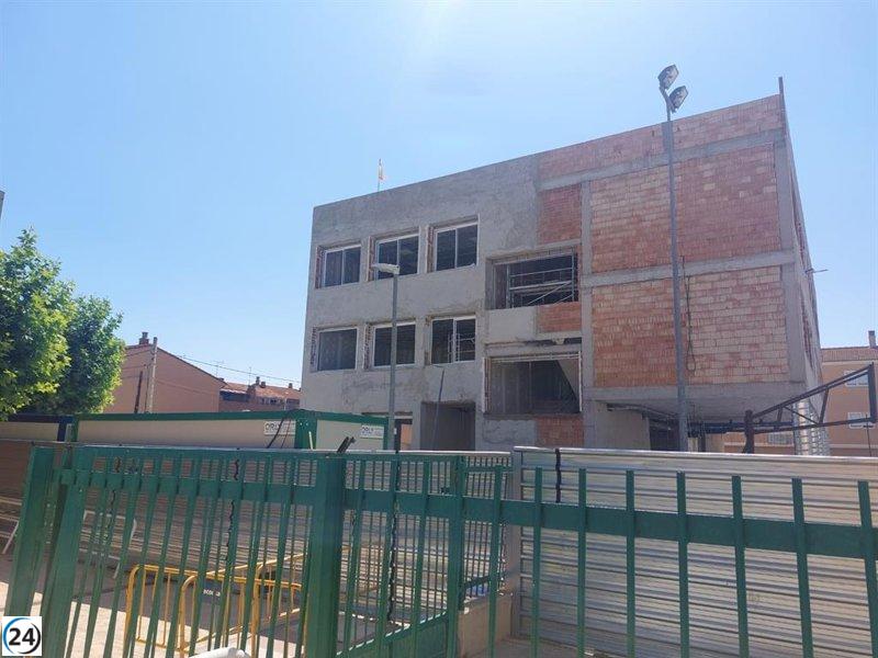 El Burgo de Ebro abrirá su nuevo instituto de Secundaria en septiembre.