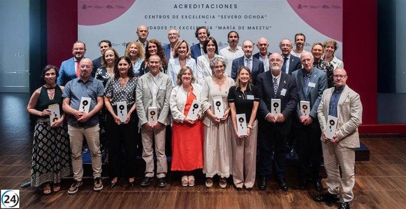 Morant ensalza en Zaragoza el firme liderazgo de las unidades de excelencia 'Severo Ochoa' y 'María de Maeztu'.