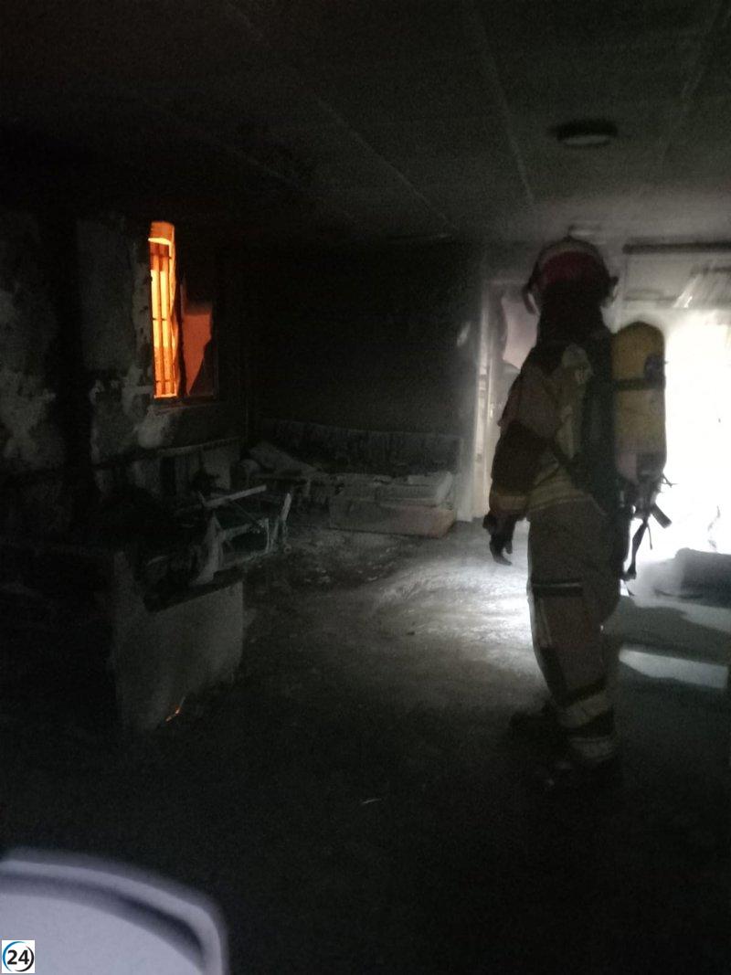 Menor bajo tutela catalana, señalado por provocar incendio en Teruel.