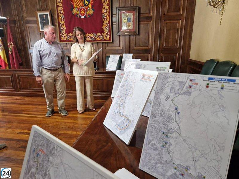 Alcaldesa de Teruel lauda la nueva y superior red de transporte público de la ciudad.