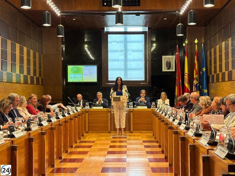 Huesca transformará la plaza de Navarra con una reurbanización en 2026, anuncia la alcaldesa.