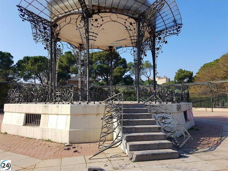 Restauración del Quiosco de la Música en Zaragoza: proyecto adjudicado por 360.000 euros.