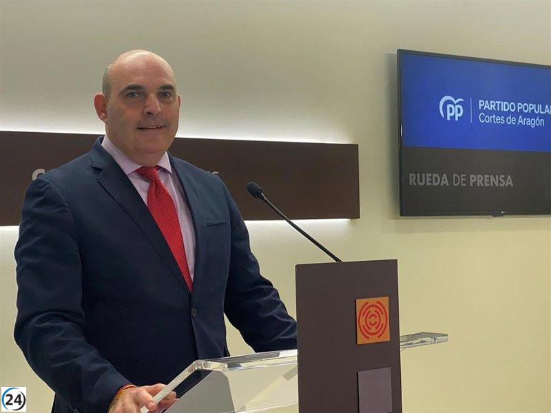 El PP denuncia la desidia del PSOE y Alegría ante la despoblación rural en Aragón.