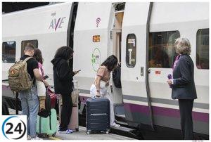 Renfe registra 3,5 millones de pasajeros en AVE en julio, impulsada por la ruta Zaragoza-Barcelona.