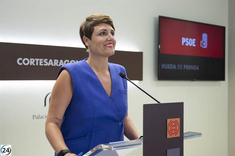 Soria (PSOE) critica al Gobierno de Azcón por su falta de proactividad y viabilidad.