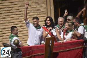 San Lorenzo 2025 en Huesca: El DJ Andrés Campo enciende la fiesta con el esperado cohete.
