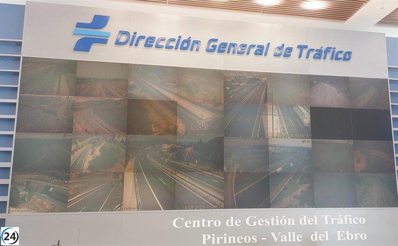 DGT anticipa 490,000 viajes en Aragón durante el puente de agosto.