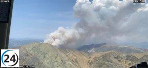 Medios de comunicación aragoneses se unen a la lucha contra el incendio de La Uña en León.