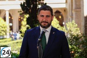Nolasco de Vox expresa su tristeza por la muerte del ex presidente aragonés Javier Lambán y envía sus condolencias.