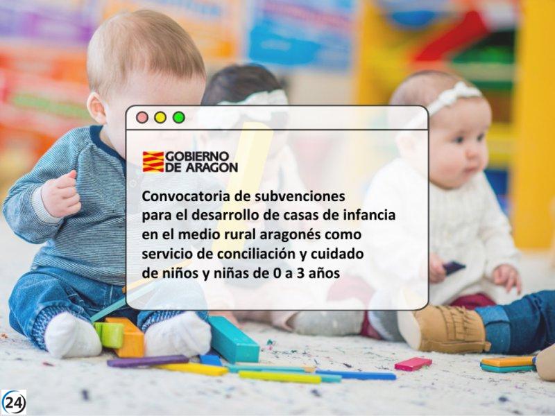 Aragón lanza plan para ampliar casas de infancia en sus tres provincias para 2025.