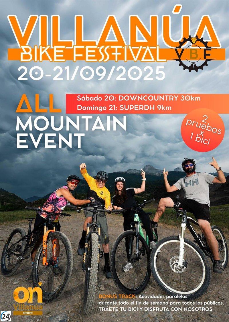 Villanúa Bike Festival: España acoge un innovador evento ciclístico a finales de septiembre.