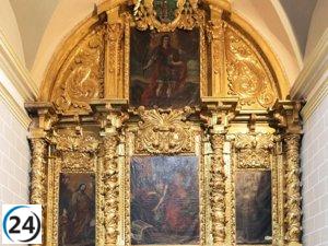 El Gobierno de Aragón invierte más de 54.000 euros en la restauración del retablo mayor de la iglesia de Oseja.