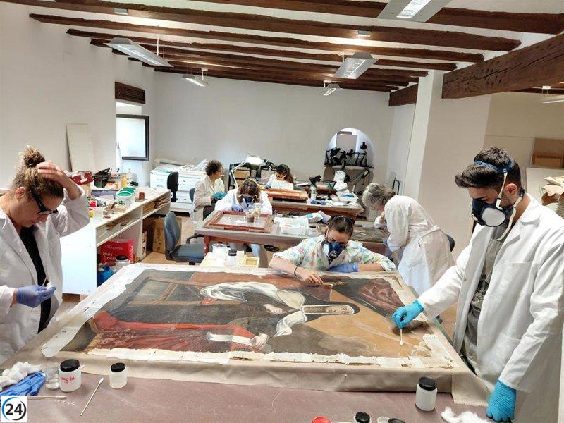 Fundación Santa María de Albarracín rescata pinturas del XVIII.