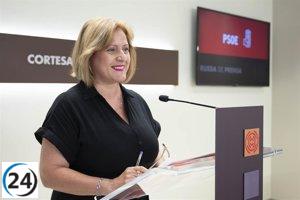 El PSOE denuncia que el Gobierno de Azcón desatiende a los ancianos rurales al cerrar los hogares los fines de semana.