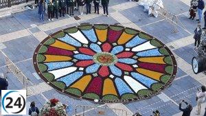 La ofrenda 2025 tendrá una impresionante alfombra floral de 8 metros en la plaza del Pilar.