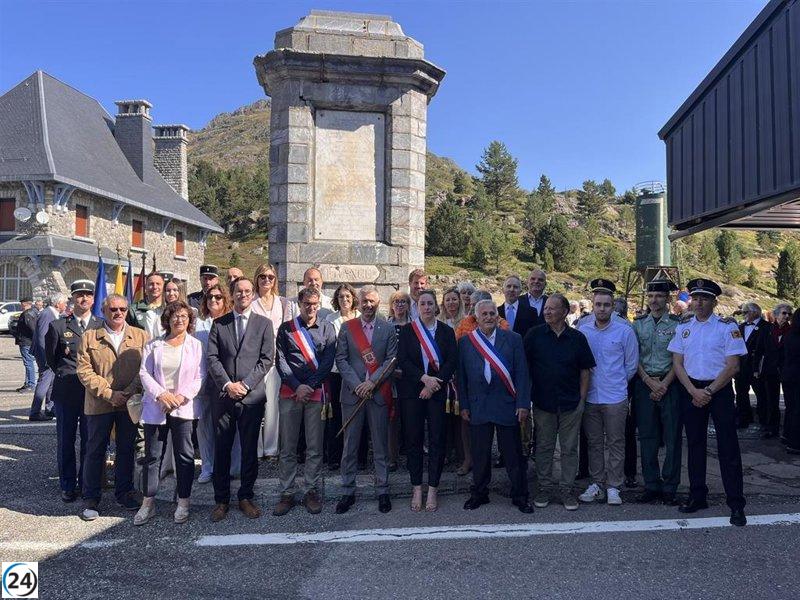 Jaca y el valle del Aspe celebran la unión sin fronteras tras la aprobación del Tratado de Astún.
