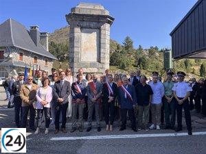 Jaca y el valle del Aspe celebran la unión sin fronteras tras la aprobación del Tratado de Astún.