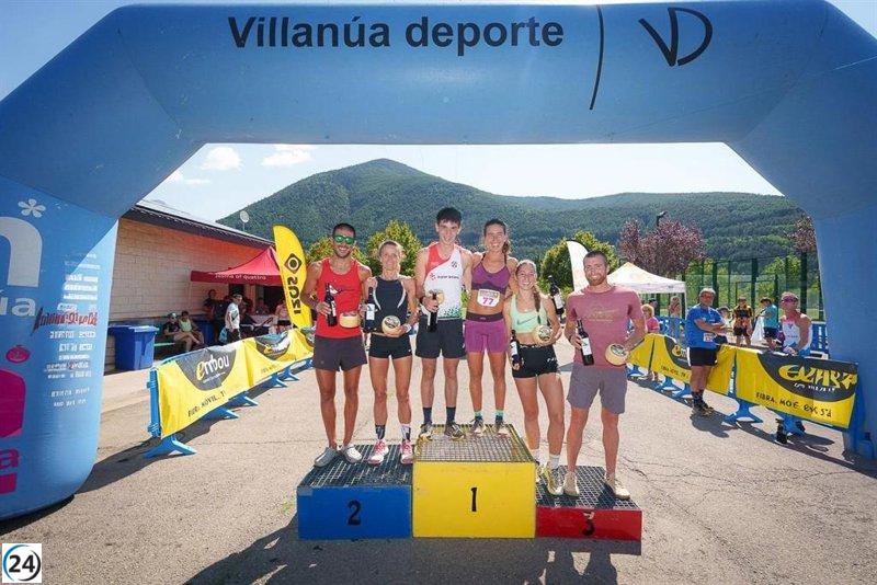 Leire Fernández y Lukas Cabezón se coronan campeones en la masiva Subida a la Fuente del Paco en Villanúa.