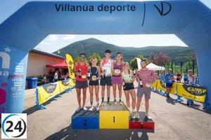 Leire Fernández y Lukas Cabezón se coronan campeones en la masiva Subida a la Fuente del Paco en Villanúa.