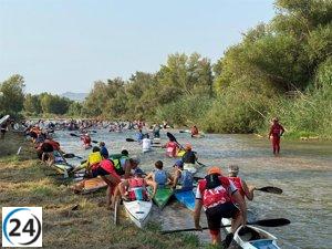 Más de 600 deportistas celebran el Descenso Internacional del Cinca en Fraga, Torrente y Mequinenza.