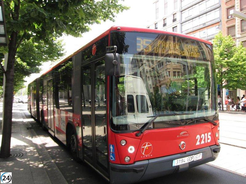 Paros parciales en el transporte urbano de Zaragoza a partir del 8 de septiembre, anuncia el comité de Avanza.