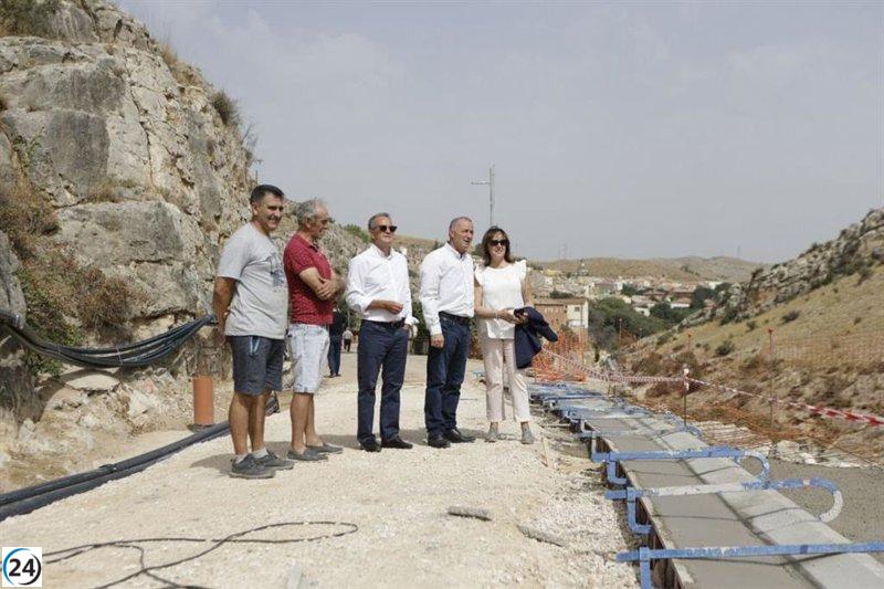 La DPZ vuelve a abrir la ruta de Almochuel y concluirá en breve las de Almonacid de la Cuba y Villar.