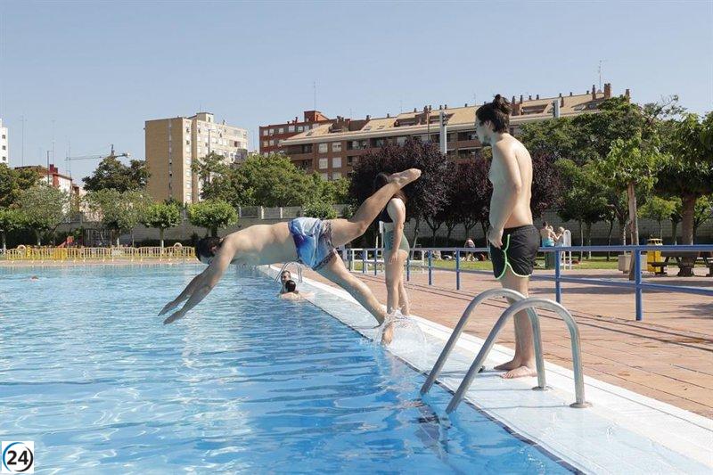Brocate responde al PSOE: las tarifas de las piscinas de Zaragoza ya están ajustadas por las altas temperaturas.