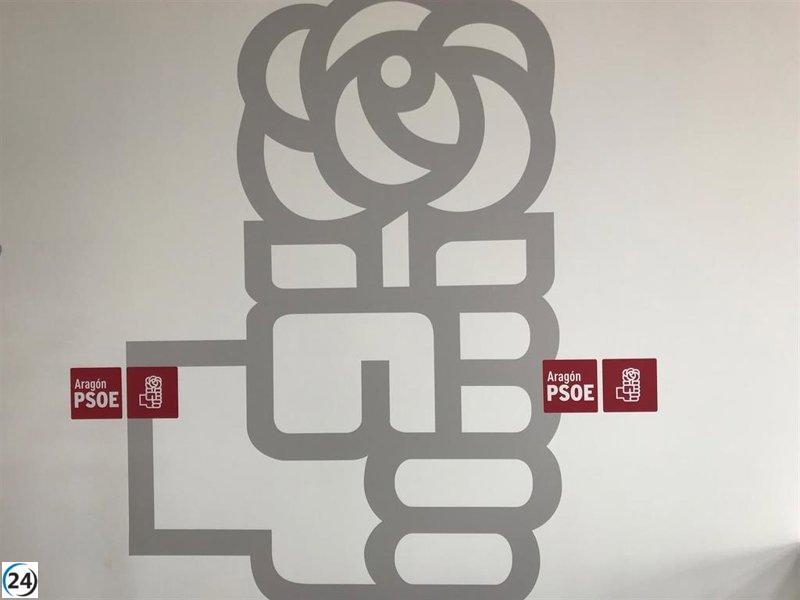 PSOE Aragón rechaza agresión a sede del PP en Huesca: 